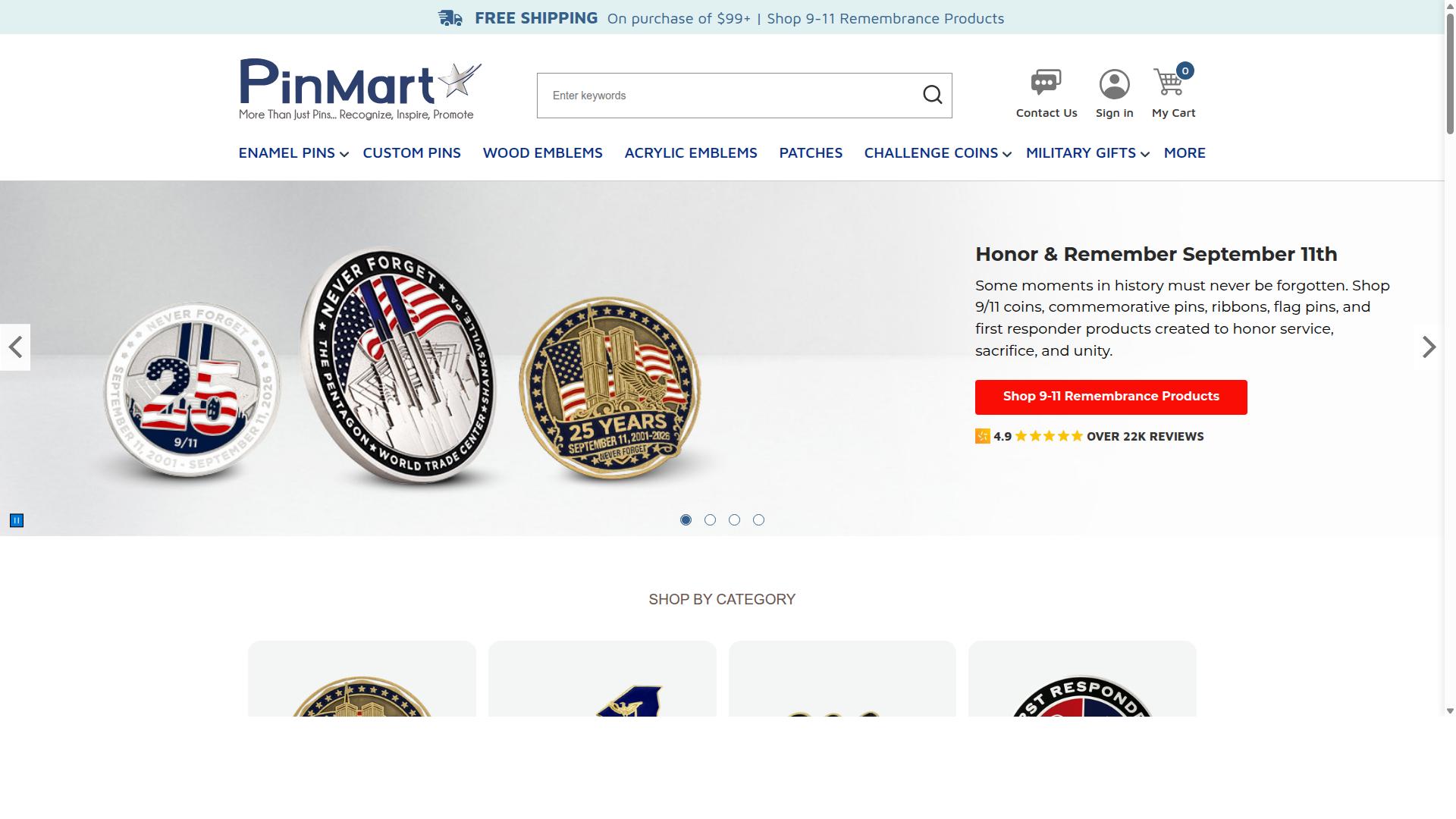 PinMart website